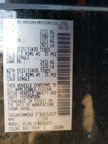 Photo 12 VIN: 5N1AR2MM5EC730507 - NISSAN PATHFINDER 