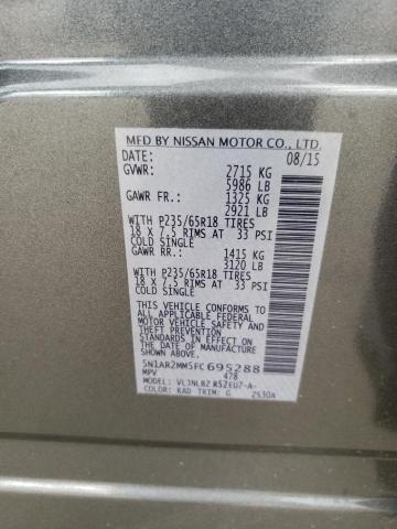 Photo 12 VIN: 5N1AR2MM5FC695288 - NISSAN PATHFINDER 