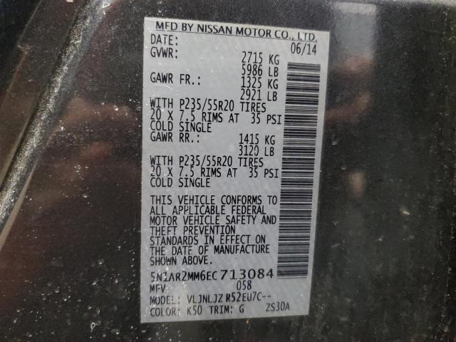 Photo 12 VIN: 5N1AR2MM6EC713084 - NISSAN PATHFINDER 