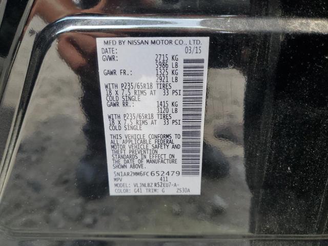 Photo 12 VIN: 5N1AR2MM6FC652479 - NISSAN PATHFINDER 