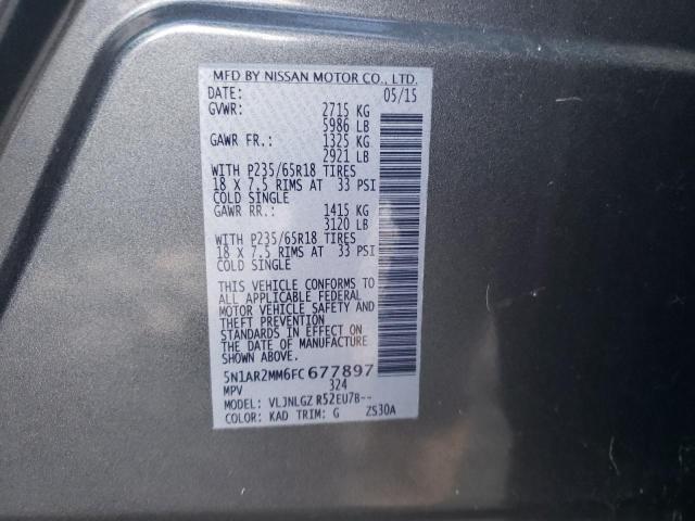 Photo 11 VIN: 5N1AR2MM6FC677897 - NISSAN PATHFINDER 