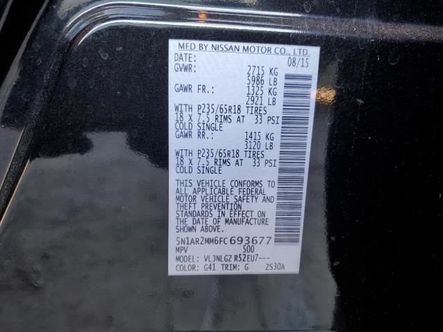 Photo 13 VIN: 5N1AR2MM6FC693677 - NISSAN PATHFINDER 