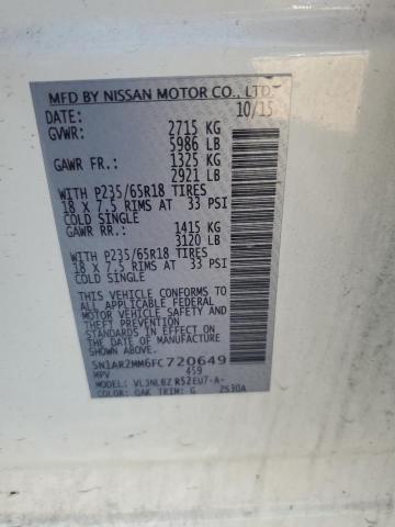 Photo 12 VIN: 5N1AR2MM6FC720649 - NISSAN PATHFINDER 