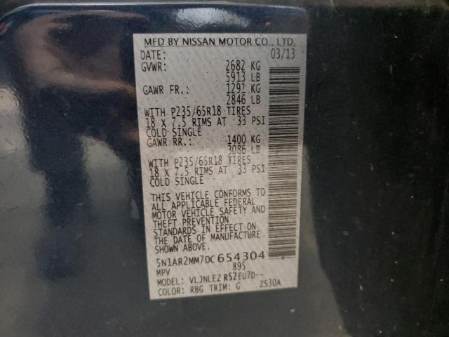 Photo 12 VIN: 5N1AR2MM7DC654304 - NISSAN PATHFINDER 