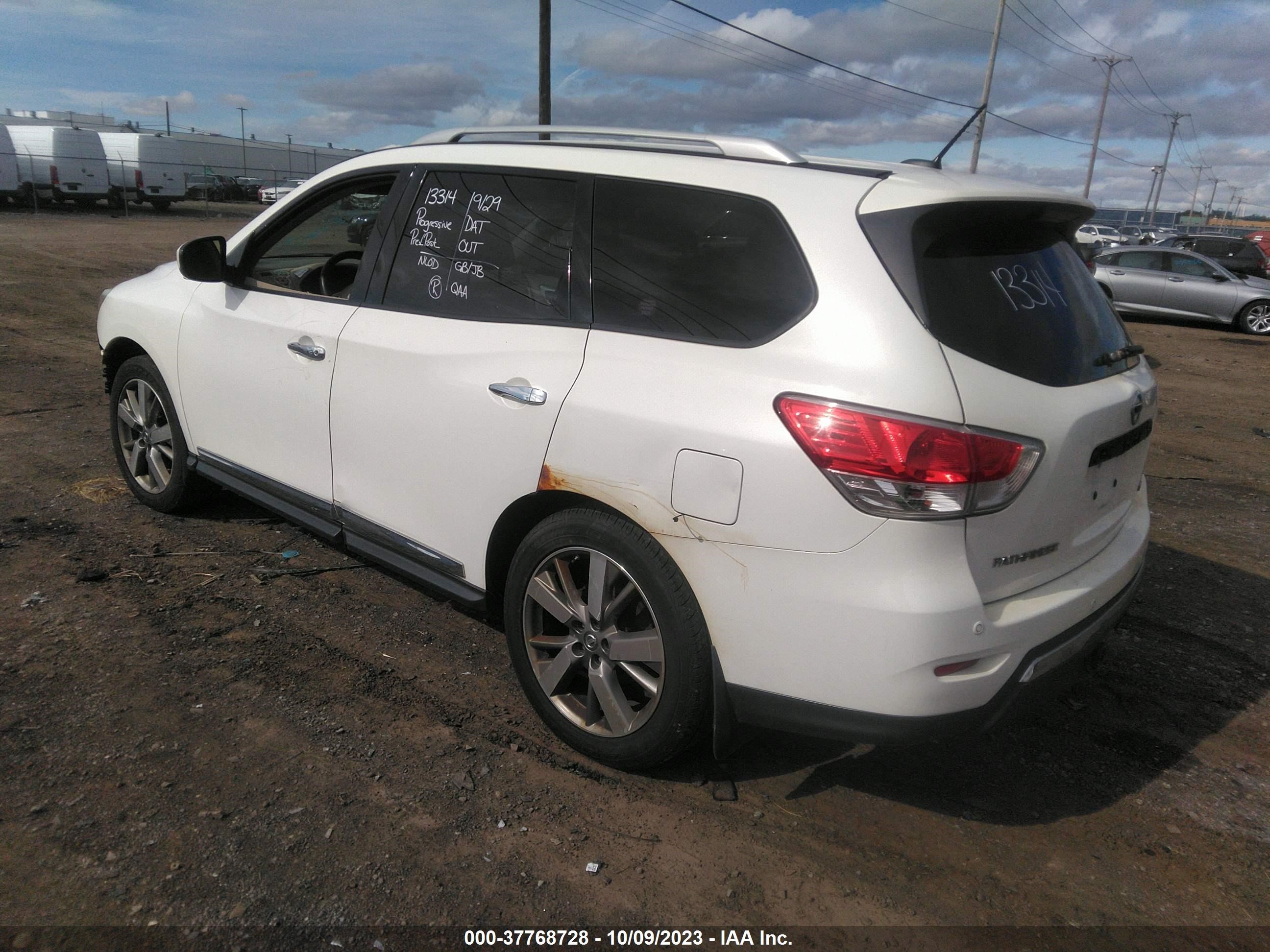 Photo 2 VIN: 5N1AR2MM7DC657638 - NISSAN PATHFINDER 