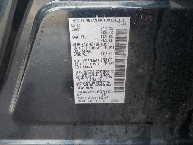 Photo 12 VIN: 5N1AR2MM7FC609401 - NISSAN PATHFINDER 