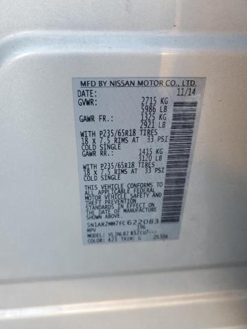 Photo 12 VIN: 5N1AR2MM7FC622083 - NISSAN PATHFINDER 