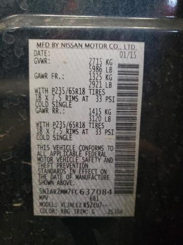 Photo 12 VIN: 5N1AR2MM7FC637084 - NISSAN PATHFINDER 