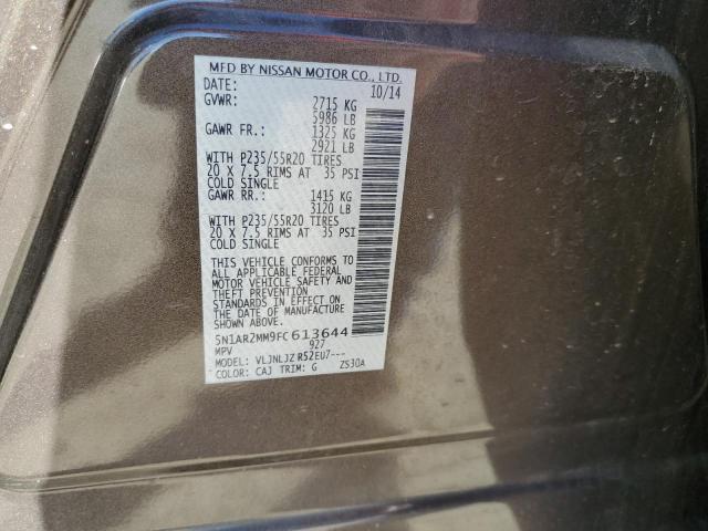 Photo 12 VIN: 5N1AR2MM9FC613644 - NISSAN PATHFINDER 