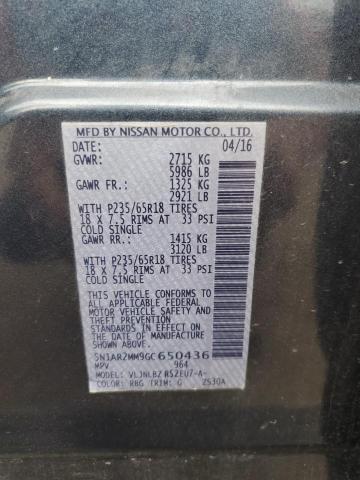 Photo 13 VIN: 5N1AR2MM9GC650436 - NISSAN PATHFINDER 