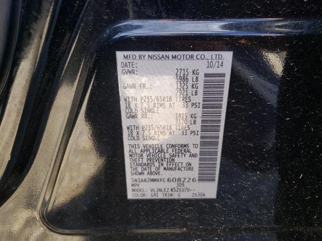 Photo 9 VIN: 5N1AR2MMXFC608226 - NISSAN PATHFINDER 