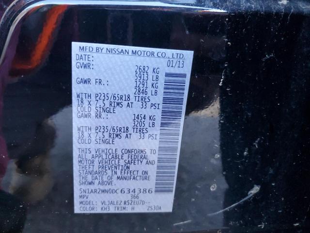 Photo 12 VIN: 5N1AR2MN0DC634386 - NISSAN PATHFINDER 