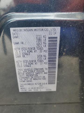 Photo 12 VIN: 5N1AR2MN1EC658164 - NISSAN PATHFINDER 