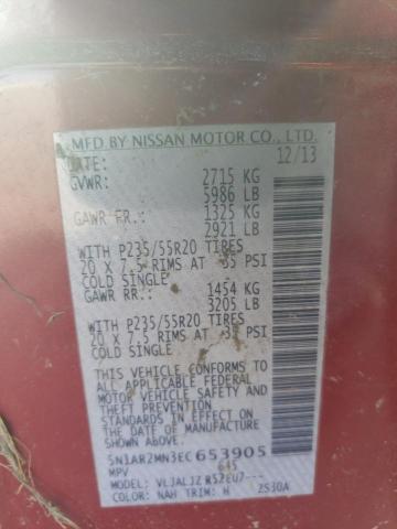 Photo 11 VIN: 5N1AR2MN3EC653905 - NISSAN PATHFINDER 