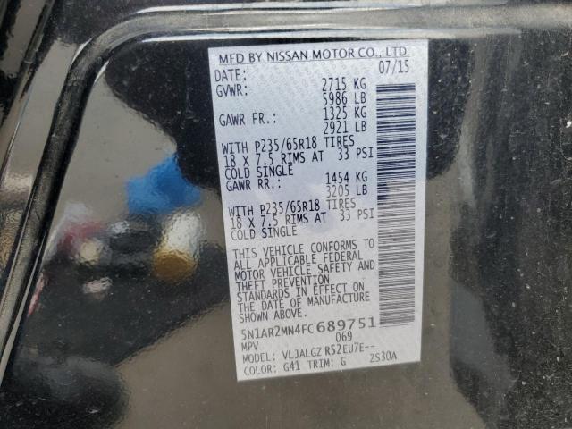 Photo 12 VIN: 5N1AR2MN4FC689751 - NISSAN PATHFINDER 