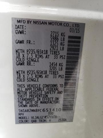 Photo 13 VIN: 5N1AR2MN8FC651410 - NISSAN PATHFINDER 