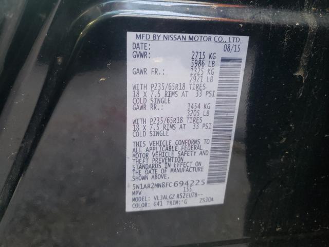 Photo 9 VIN: 5N1AR2MN8FC694225 - NISSAN PATHFINDER 