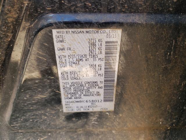 Photo 9 VIN: 5N1AR2MN9FC658012 - NISSAN PATHFINDER 