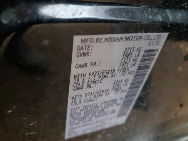 Photo 9 VIN: 5N1AR2MNXGC637347 - NISSAN PATHFINDER 