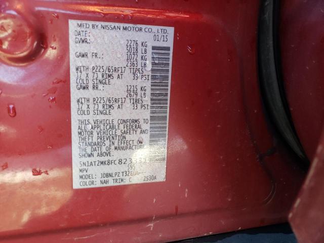 Photo 9 VIN: 5N1AT2MK8FC823331 - NISSAN ROGUE S 