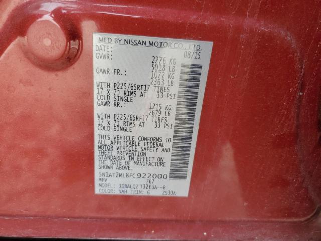 Photo 12 VIN: 5N1AT2ML8FC922000 - NISSAN ROGUE 