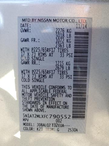 Photo 12 VIN: 5N1AT2MLXFC790552 - NISSAN ROGUE S 