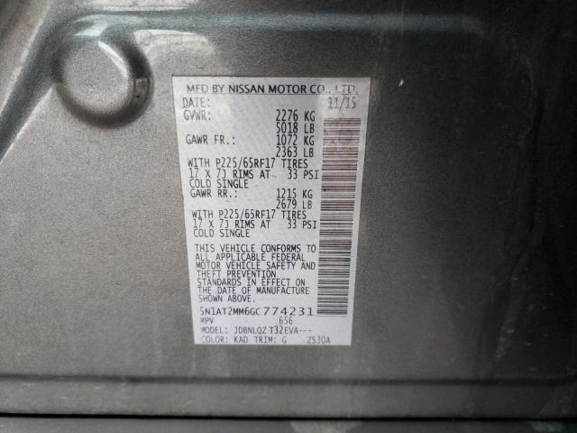 Photo 13 VIN: 5N1AT2MM6GC774231 - NISSAN ROGUE S 