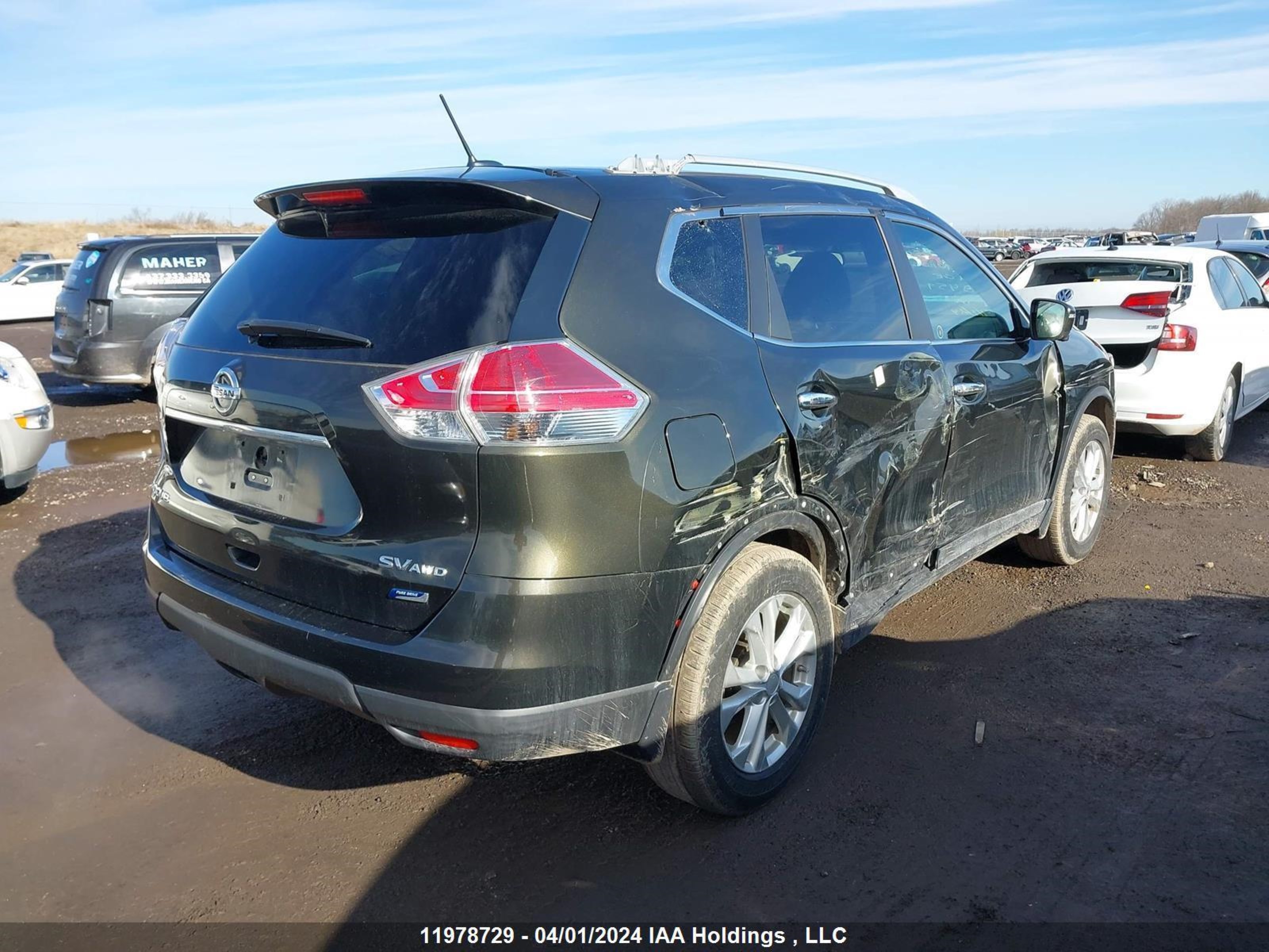 Photo 3 VIN: 5N1AT2MMXFC878459 - NISSAN ROGUE 