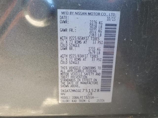 Photo 13 VIN: 5N1AT2MN1GC751528 - NISSAN ROGUE 