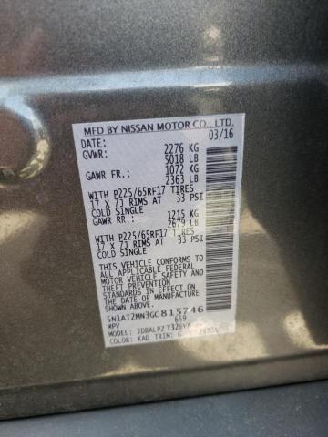 Photo 11 VIN: 5N1AT2MN3GC815746 - NISSAN ROGUE 