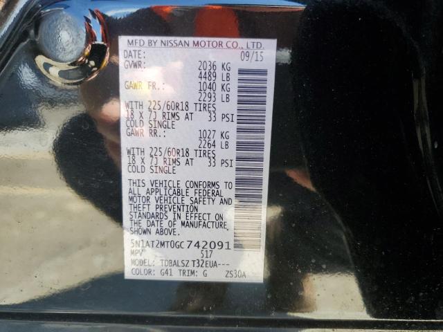 Photo 13 VIN: 5N1AT2MT0GC742091 - NISSAN ROGUE S 