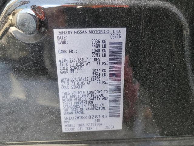 Photo 11 VIN: 5N1AT2MT0GC828193 - NISSAN ROGUE S 