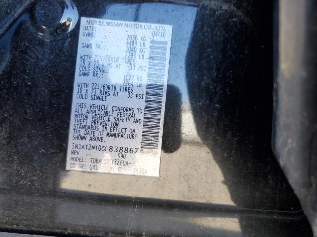 Photo 13 VIN: 5N1AT2MT0GC838867 - NISSAN ROGUE S 