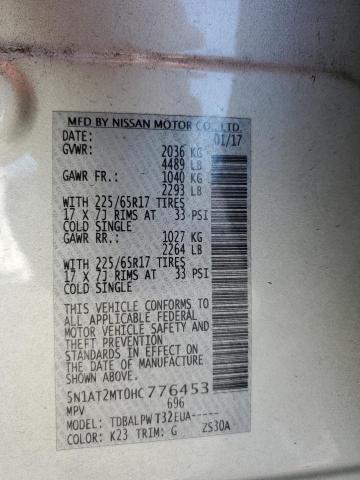 Photo 12 VIN: 5N1AT2MT0HC776453 - NISSAN ROGUE 