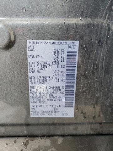 Photo 12 VIN: 5N1AT2MT0JC711785 - NISSAN ROGUE S 