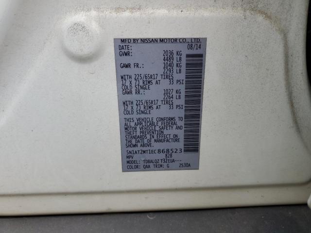 Photo 13 VIN: 5N1AT2MT1EC868523 - NISSAN ROGUE S 