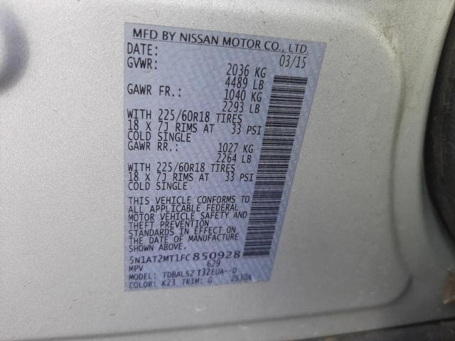 Photo 9 VIN: 5N1AT2MT1FC850928 - NISSAN ROGUE S 