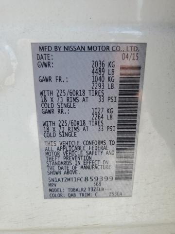 Photo 12 VIN: 5N1AT2MT1FC859399 - NISSAN ROGUE 