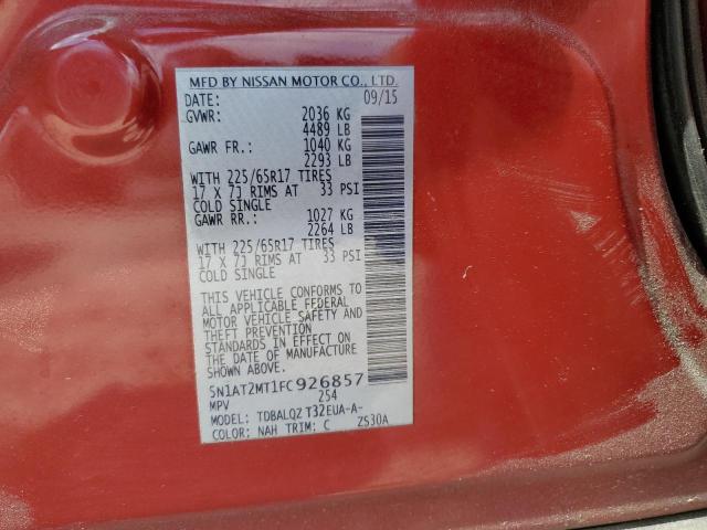 Photo 13 VIN: 5N1AT2MT1FC926857 - NISSAN ROGUE S 