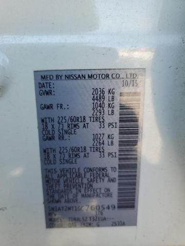 Photo 9 VIN: 5N1AT2MT1GC760549 - NISSAN ROGUE S 