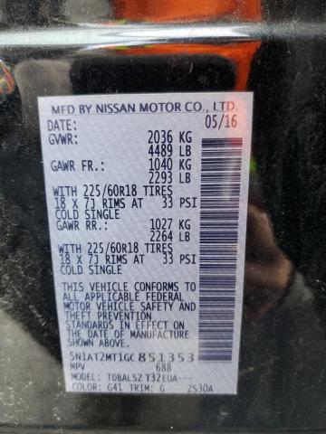 Photo 13 VIN: 5N1AT2MT1GC851353 - NISSAN ROGUE S 