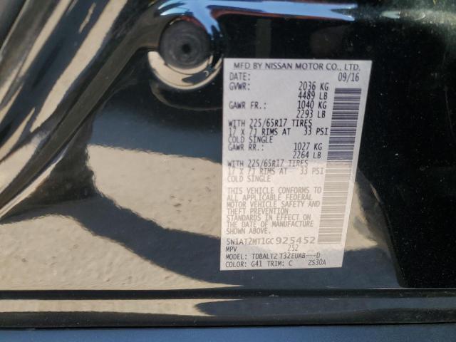 Photo 13 VIN: 5N1AT2MT1GC925452 - NISSAN ROGUE S 