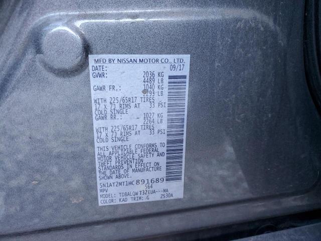 Photo 13 VIN: 5N1AT2MT1HC891689 - NISSAN ROGUE 