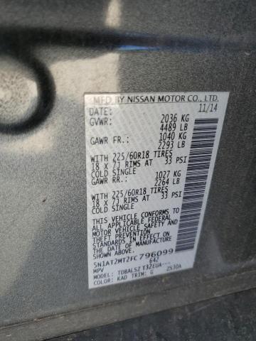 Photo 13 VIN: 5N1AT2MT2FC796099 - NISSAN ROGUE 