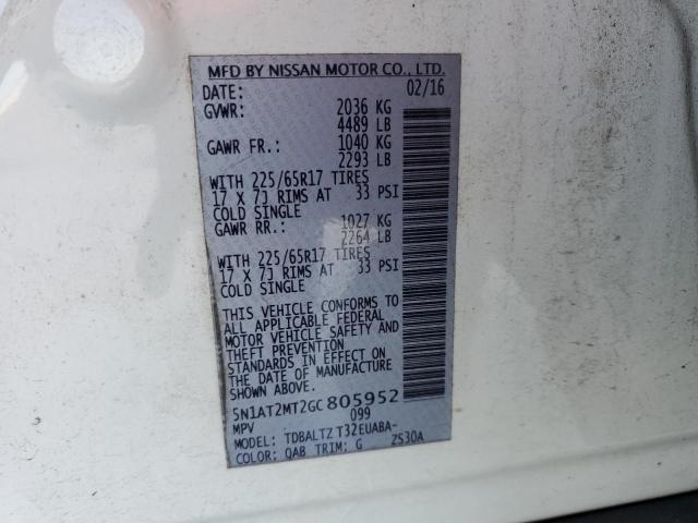 Photo 13 VIN: 5N1AT2MT2GC805952 - NISSAN ROGUE 