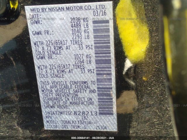 Photo 8 VIN: 5N1AT2MT2GC828213 - NISSAN ROGUE 