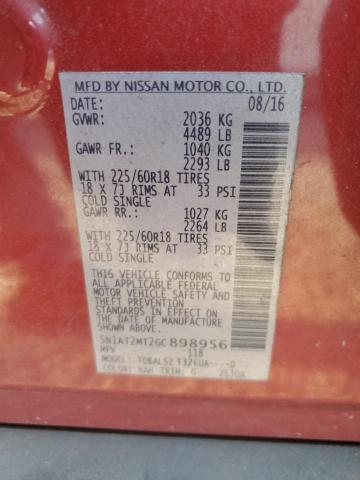 Photo 13 VIN: 5N1AT2MT2GC898956 - NISSAN ROGUE S 