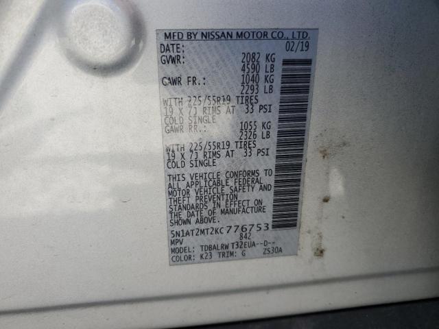 Photo 13 VIN: 5N1AT2MT2KC776753 - NISSAN ROGUE 