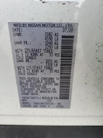 Photo 12 VIN: 5N1AT2MT2LC806836 - NISSAN ROGUE 