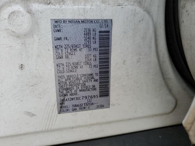 Photo 12 VIN: 5N1AT2MT3EC797695 - NISSAN ROGUE 